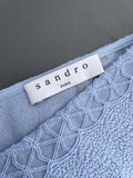 Sandro BNWT New Blue Fit & Flare Dress Size UK 12 (3)