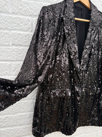 M&S Sequin Jacket Size 16