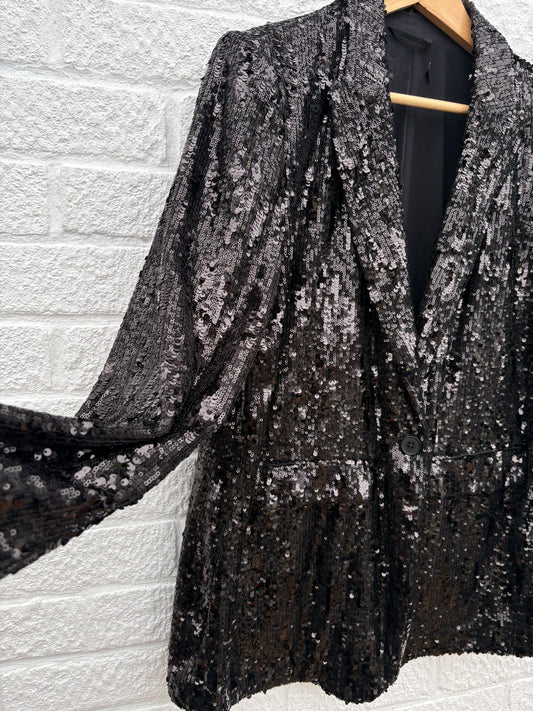M&S Sequin Jacket Size 16