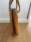Anya Hindmarch Gold Tote Bag