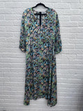Ridley London Silk Midi Dress Size 16