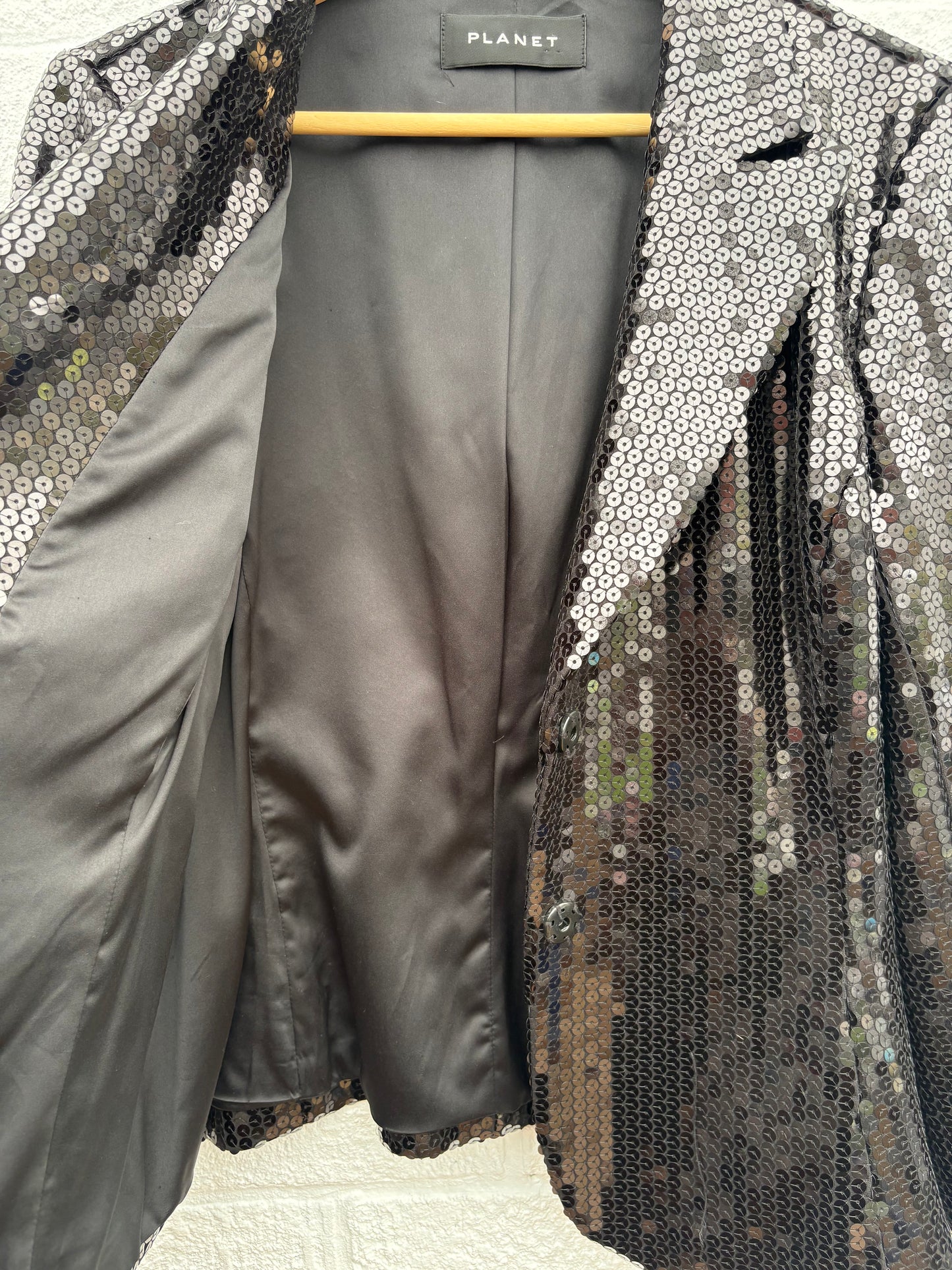 Planet Sequin Jacket Size 14