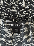 Whistles Wide Leg Cropped Trousers Size UK 16