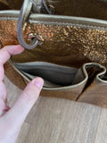 Anya Hindmarch Gold Tote Bag