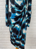 Diane Von Furstenberg Silk Wrap Dress Size UK 14