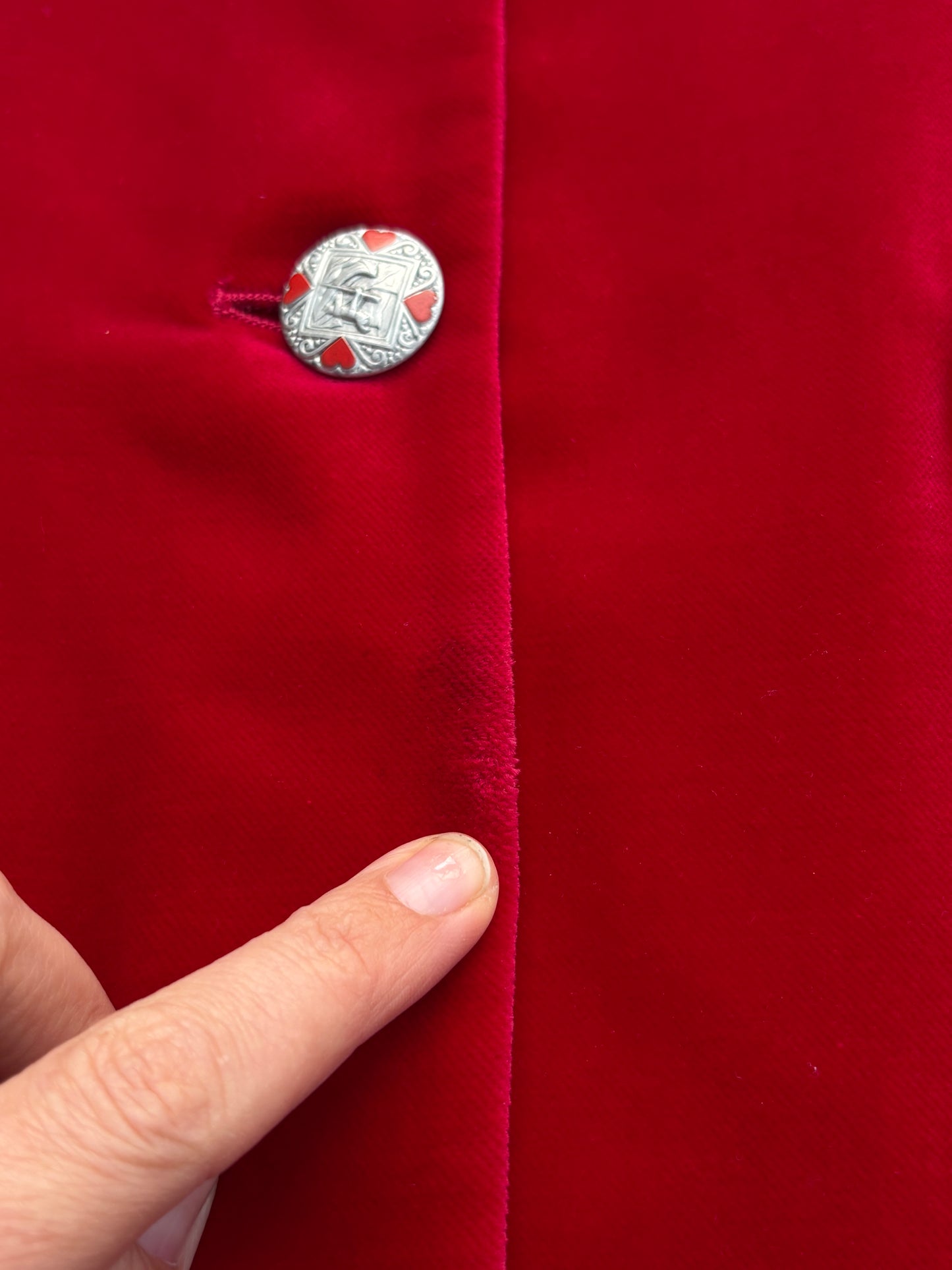 Vintage Velvet Jacket Size 14/ 16