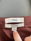 M&S Linen Top Size 12