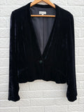 Jigsaw Silk Blend Velvet Jacket Size 16