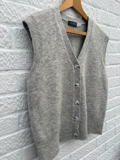 Mint Velvet Wool Blend Waistcoat & Scarf Size Large