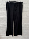 Hush Linen Mix Trousers Size UK 16