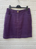 Boden Linen Skirt Size 12R