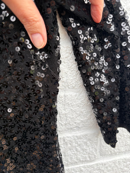Jaeger Wool Sequin Dress Size Large