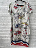 Vilagallo Silk Dress Size UK 16