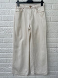 Zara Linen Mix Jeans Size UK 10