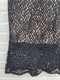 Damsel In A Dress Black/ Pink Midi LengthDress Size UK 14