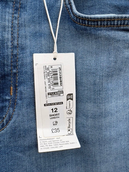 M&S New Sienna Jeans Size 12 Short