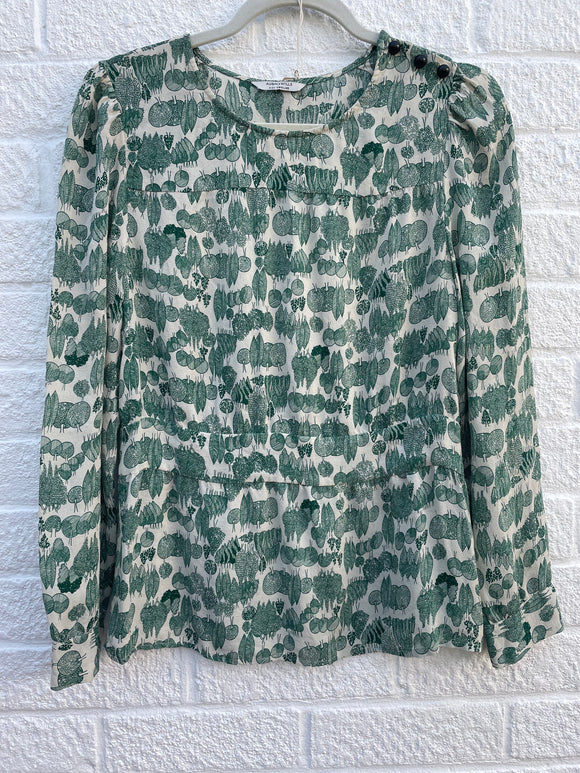 Aubin & Wills Silk Top Size 12