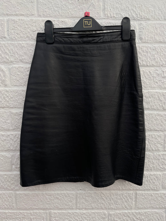 Unbranded Vintage Leather Skirt Size 8