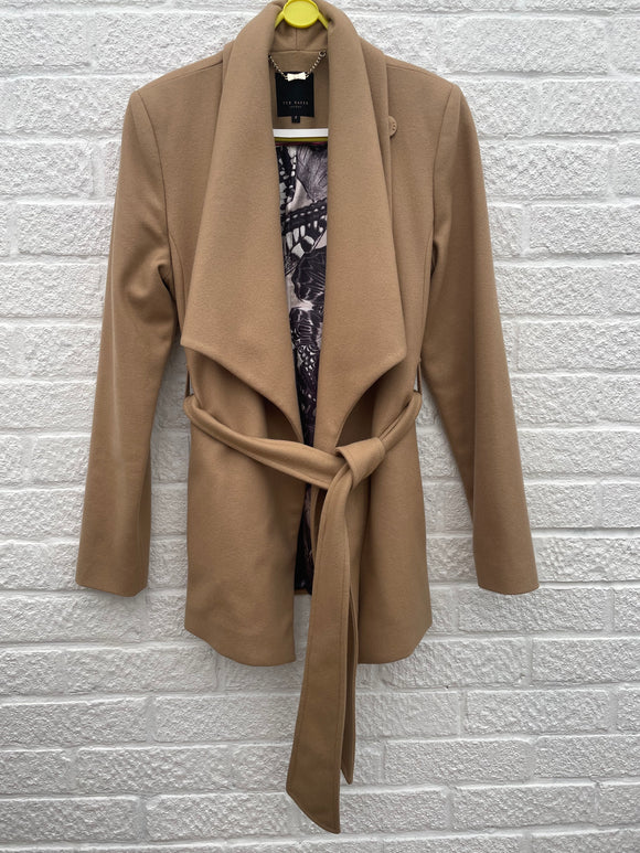 Ted Baker Wool Cashmere Coat Size 10