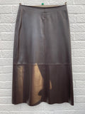 Monsoon Leather Skirt Size 12