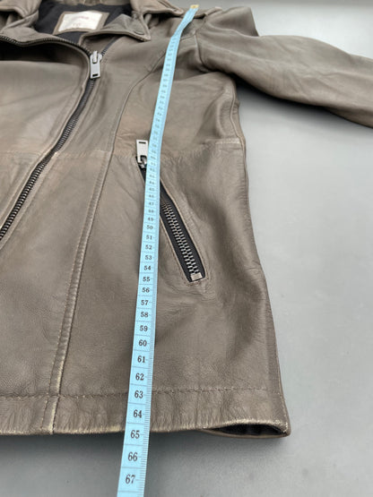 Pull & Bear Leather Jacket Size Small