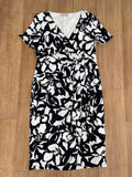 Planet Navy/ White Floral Dress Size UK 10