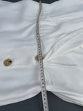 Massimo Dutti BNWT New Ivory Button Up Wrap Dress Size UK 12