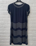 Boden Embroidered Dress Size UK 12 Long